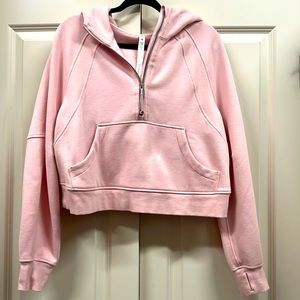 Sold out!!!! Lululemon sold out!!! flush pink scuba hoodie M/L